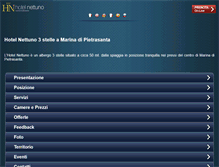 Tablet Screenshot of hotelnettunoversilia.it